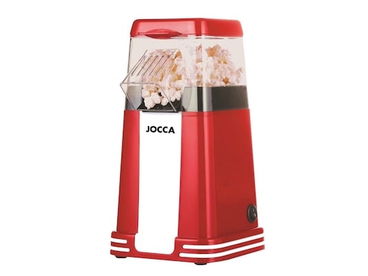 Συσκευή Παρασκευής Πόπ Κόρν 1200w Pop Corn Maker Retro Σε Κόκκινο Χρώμα, 15.5x10.5x29.5cm, Popcorn Jocca 5617