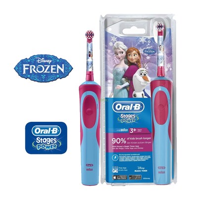 Ηλεκτρική Οδοντόβουρτσα Oral-b Stages Power Για Παιδιά Disney Frozen 3+ Olb-frzstg-brs