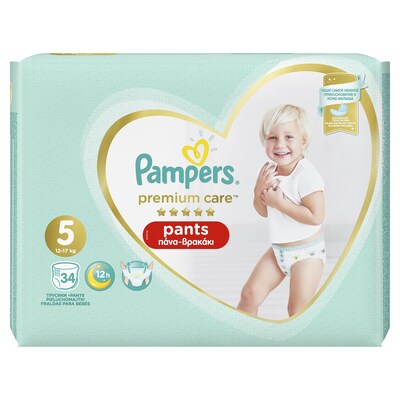 Pampers Premium Care Pants No.5 34τεμ