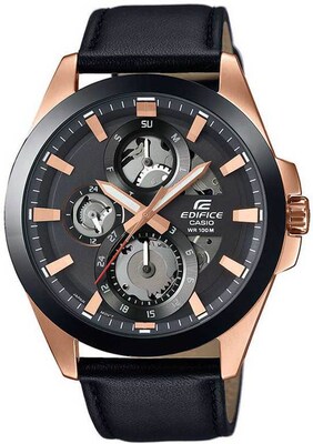 casio edifice chronograph rose gold