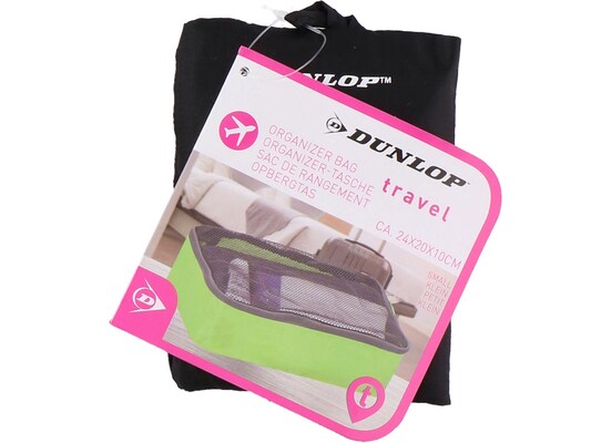 Dunlop Υφασμάτινη Θήκη Αποθήκευσης Αντικειμένων Small, 25x21x10cm, Travel Organizer Bag Μαύρο