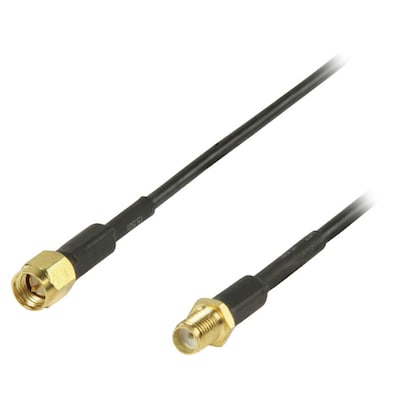 Nedis Csgp02010bk30 Antenna Cable Sma Male - Sma Female 3.0m Black 233-0380