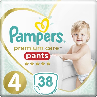 Pampers Premium Care No4 Jumbo Pack (9-15 kg) 38τεμ