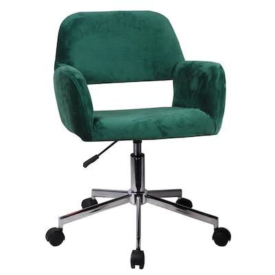 Καρέκλα Γραφείου Kloi Πράσινο Βελούδο 53x57x78-90cm