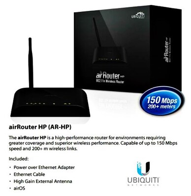 Ubiquiti airrouter hp сброс настроек