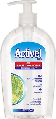 Activel Gel Καθαρισμού Χεριών, Με Γλυκερίνη Και Aloe Vera, 500ml 5202663192435