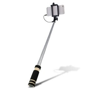 Mini Selfie Stick Με Audio Καλωδιο 3,5mm