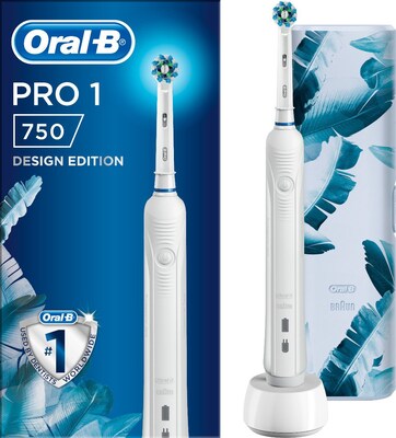 Oral-b Pro 750 Design Edition White Με Θήκη Ταξιδίου
