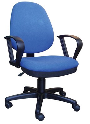 Welltrust Καρέκλα Τροχήλατη Μπλε Ψηλή Πλάτη