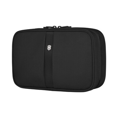 Victorinox Zip-around Travel Kit Με Προστασία Rfid Ελβετικό Νεσεσέρ – Black