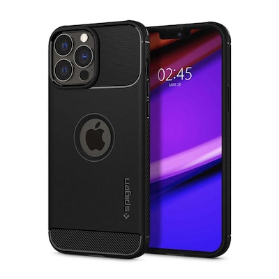 Θήκη Apple iPhone 13 Pro Max - Spigen Rugged Armor - Matte Black SPIGEN