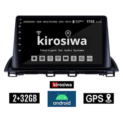 Kirosiwa Ac-4545 Ηχοσύστημα Αυτοκινήτου Mazda 3 2GB/32GB 9 - Μαύρο