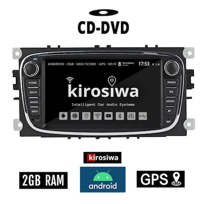 Kirosiwa Ac-4587 Ηχοσύστημα Αυτοκινήτου Ford C-max 2GB/16GB 7 - Μαύρο