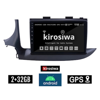 Kirosiwa Ac-4615 Ηχοσύστημα Αυτοκινήτου Opel Mokka 2GB/32GB 9 - Μαύρο