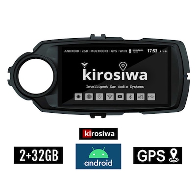 KIROSIWA Kirosiwa Br-1534 Ηχοσύστημα Αυτοκινήτου Toyota Yaris 2GB/32GB 9 - Μαύρο