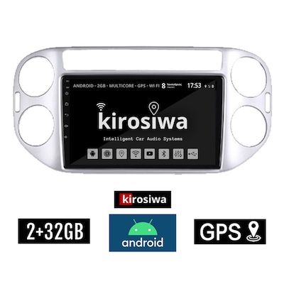 Kirosiwa Cr-3839 Ηχοσύστημα Αυτοκινήτου Volkswagen Tiguan 2GB/32GB 9 - Ασημί