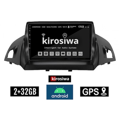 KIROSIWA Kirosiwa Dx-71297 Ηχοσύστημα Αυτοκινήτου Ford Kuga 2GB/32GB 9 - Μαύρο