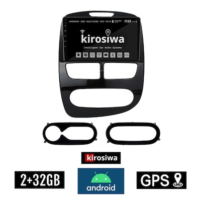 Kirosiwa Dx-71335 Ηχοσύστημα Αυτοκινήτου Renault Clio 2GB/32GB 10 - Μαύρο