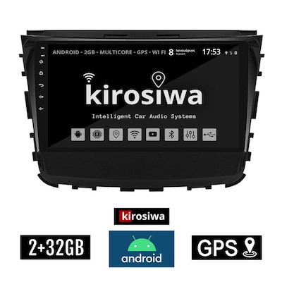 Kirosiwa Dx-71345 Ηχοσύστημα Αυτοκινήτου Ssangyong Rexton 2GB/32GB 10 - Μαύρο