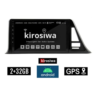 Kirosiwa Kls-7825 Ηχοσύστημα Αυτοκινήτου Toyota Chr 2GB/32GB 9 - Μαύρο