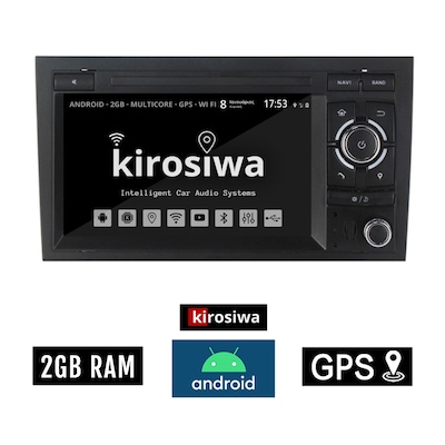 Kirosiwa Kls-7897 Ηχοσύστημα Αυτοκινήτου Audi A4 2GB/16GB 7 - Μαύρο