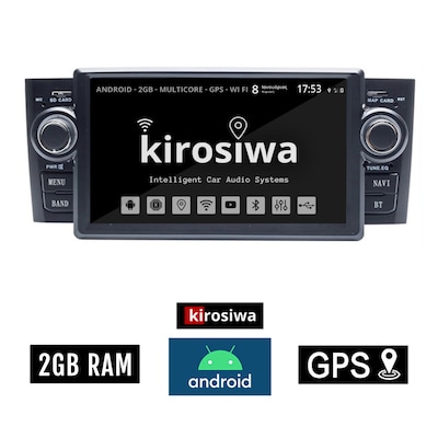 Kirosiwa Kls-7900 Ηχοσύστημα Αυτοκινήτου Fiat Grande Punto 2GB/16GB 6.1 - Μαύρο