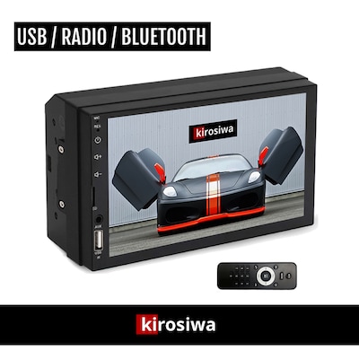 Kirosiwa Kls-8094 Ηχοσύστημα Αυτοκινήτου Universal 2DIN 7 - Μαύρο