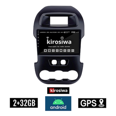 Kirosiwa Rx-9343 Ηχοσύστημα Αυτοκινήτου Ford Ranger 2GB/32GB 9 - Μαύρο