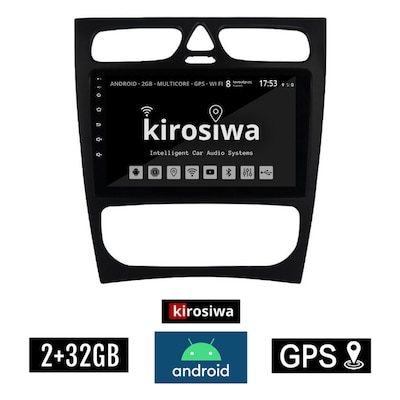Kirosiwa Frx-9447 Ηχοσύστημα Αυτοκινήτου Mercedes C 2GB/32GB 9 - Μαύρο
