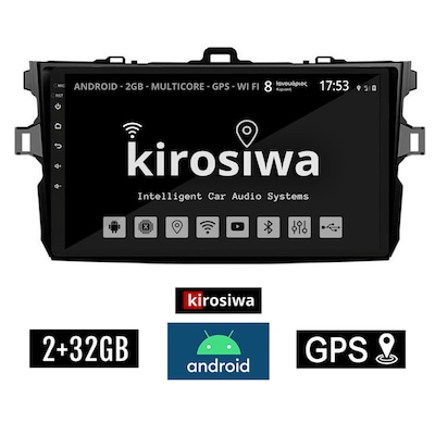 Kirosiwa Rx-9578 Ηχοσύστημα Αυτοκινήτου Toyota Corolla 2GB/32GB 9 - Μαύρο