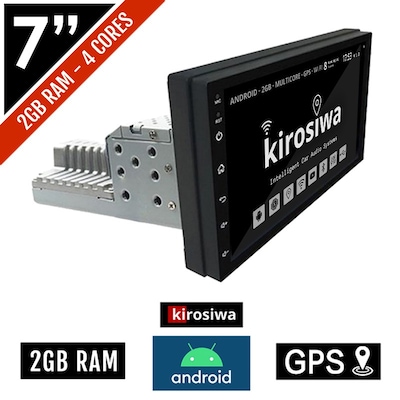 Kirosiwa Rx-9701 Ηχοσύστημα Αυτοκινήτου Universal 1DIN 2GB/16GB 7 - Μαύρο