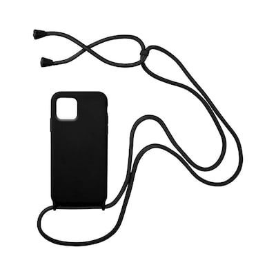 Θήκη Iphone 13 6.1 Σιλικόνης Με Κορδόνι Carryhang Μαύρο MY COLORS