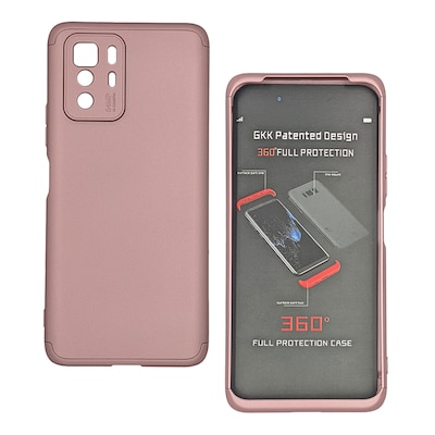 GKK Θήκη Xiaomi Poco X3 GT - Gkk 360 Full Body Protection - Rose Gold