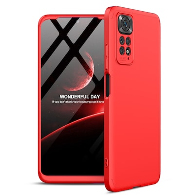 Θήκη Xiaomi Redmi Note 11/Redmi Note 11s - Gkk 360 Full Body Protection - Red