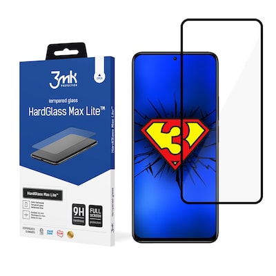 Xiaomi Redmi Note 11 / Redmi Note 11s 6.43" 3mk Hardglass Max Lite Full Screen Μαύρο image 0