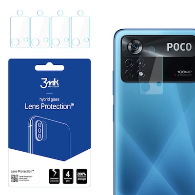 3MK Xiaomi Poco X4 Pro 5g 6.67 3mk Fg Camera Lens Flexible Glass Film Prοtector 7h Xiaomi (4 Τεμάχια)