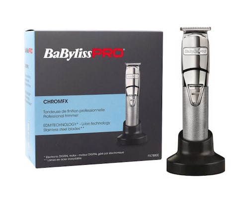 Επαγγελματικό Trimmer BABYLISSPRO CHROMFX FX7880E Υψηλής Απόδοσης Ασημί