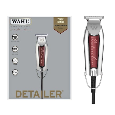Επαγγελματικό Trimmer WAHL Detailer Wide 5 Star Series 08081-1216H Ασημί