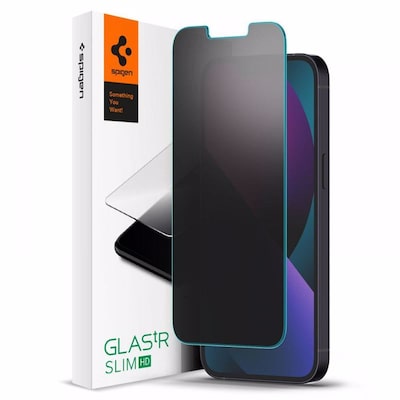 Προστατευτικό οθόνης Apple iPhone 13/iPhone 13 Pro - Spigen Glas.tr Slim Privacy Tempered Glass