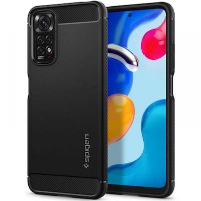 Θήκη Xiaomi Redmi Note 11/Note 11s - Spigen Rugged Armor - Matte Black image 0