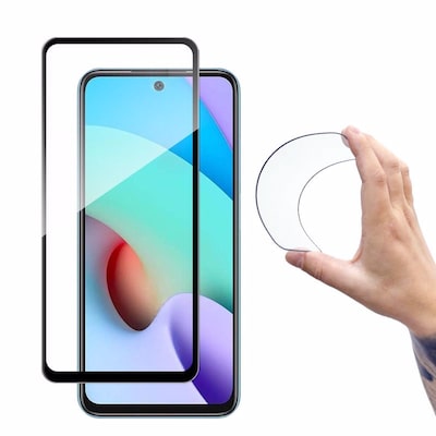 Προστατευτικό οθόνης Xiaomi Redmi 10 - Wozinsky Full Cover Nano Flexi Hybrid Glass Black