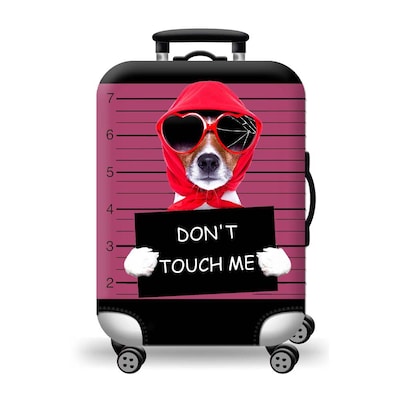 Κάλυμμα Βαλίτσας Large Amber Don't Touch Me Am120-03