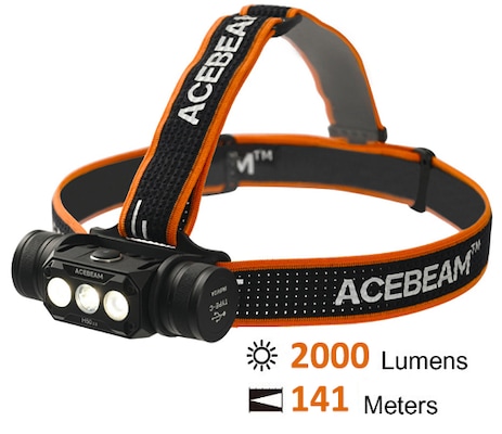 Φακός Κεφαλής Acebeam H50 2.0 And Battery