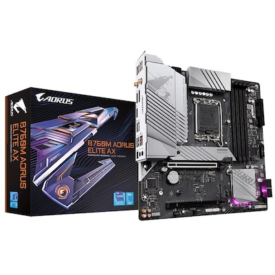 Gigabyte Motherboard B760m Aorus Elite Ax , 1700, Ddr5, Matx image 0