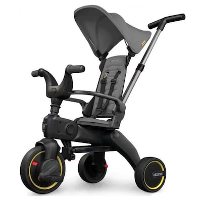 Πτυσσόμενο Τρίκυκλο Ποδηλατάκι Liki Trike S1 Grey Doona