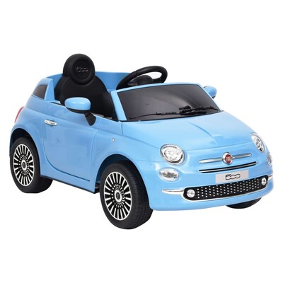 Vidaxl Παιδικό Αυτοκίνητο Ηλεκτρικό Fiat 500 Μπλε