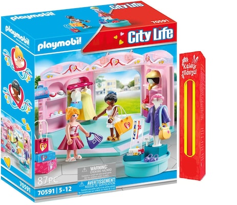 Παιχνιδολαμπάδα Playmobil® City Life - Κατάστημα Μόδας (70591)