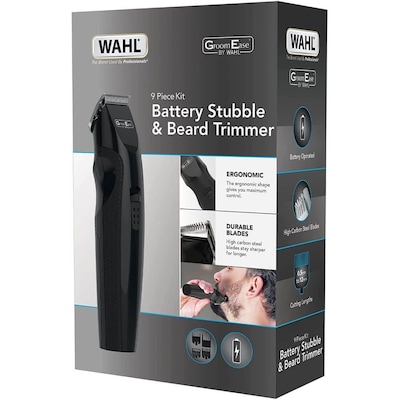 Trimmer WAHL GroomEase 5606-917 με 4 Χτενάκια Κοπής Μαύρο