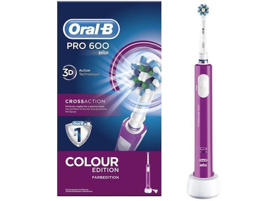 Ηλεκτρική Οδοντόβουρτσα Oral-B Pro 600 Cross Action 3d Pink